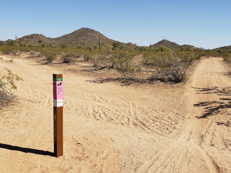 Biscuit Flat Mountain Biking Trail - Peoria, Arizona