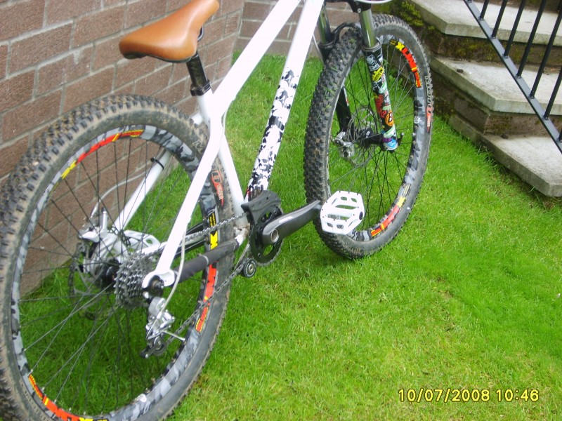 side view of bike