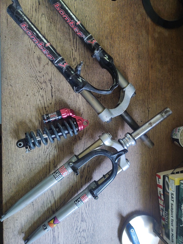 Old Marzocchi/RockShox forks + shock For Sale