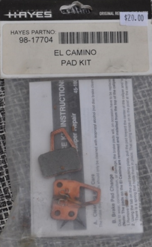hayes el camino brakes