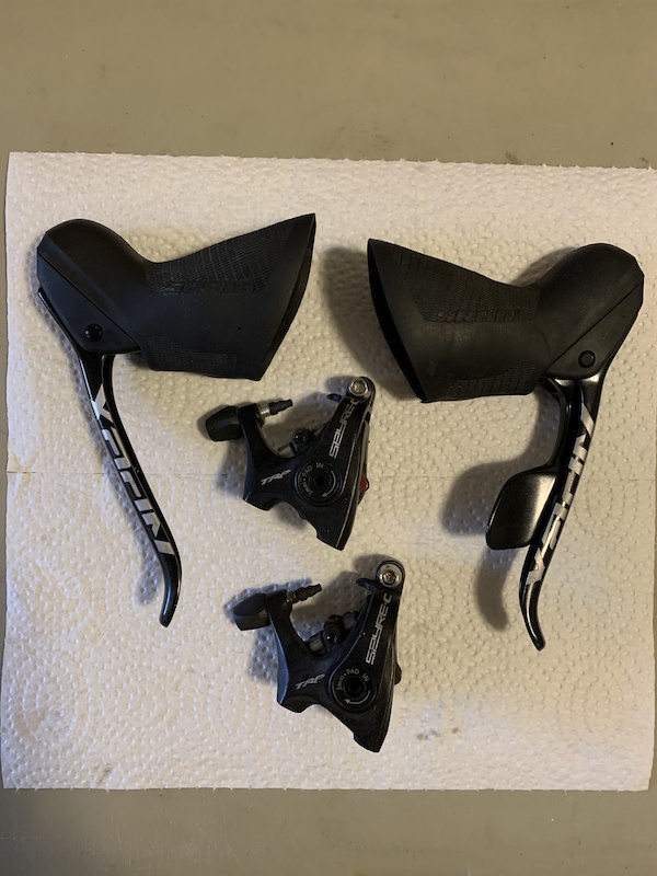 2022 SRAM APEX 1 LEVERS W/ TRP SPYREC BRAKES For Sale