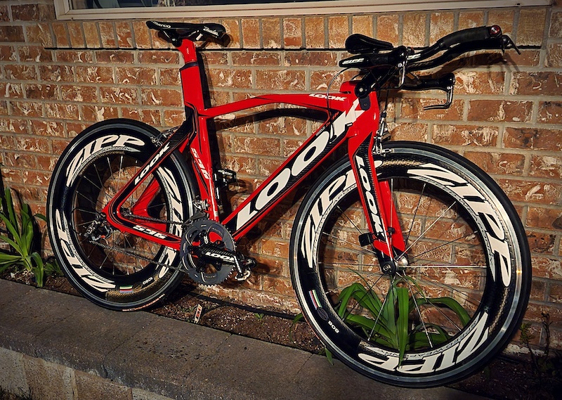 IMMACULATE Full carbon LOOK 596 Tri bike, For Sale