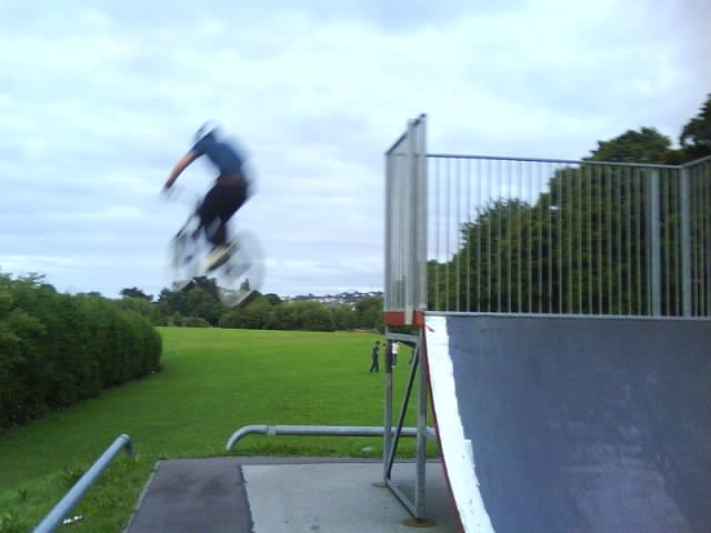 Me hitting massive gap.
Sorry about quality