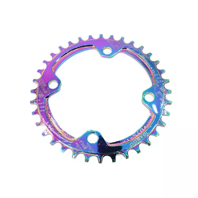 Dioche Narrow Wide Chainring Single Chainring 32 34 36 38 T Bcd 104 Mountain Bike Single Speed Chainring Suitable For Road Bike Mountain Bike