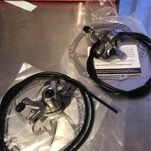 hayes cx disc brakes