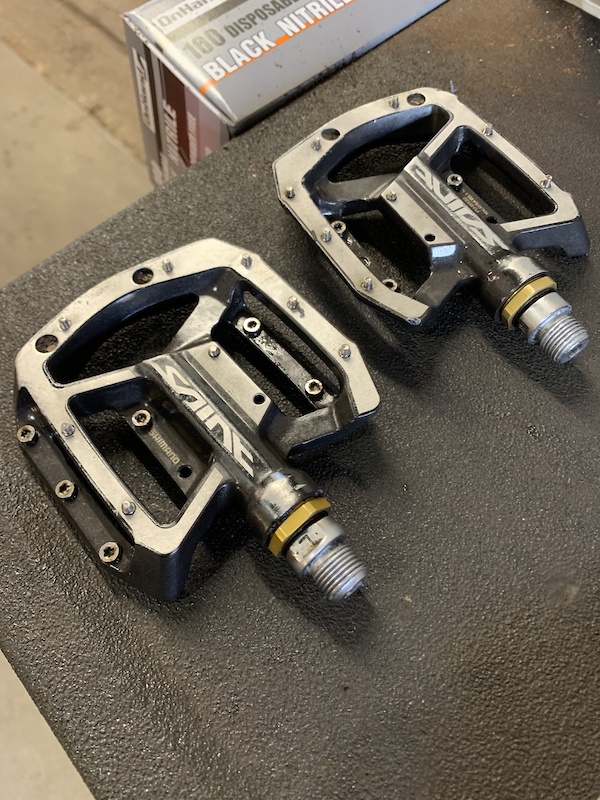 shimano saint pedals flat