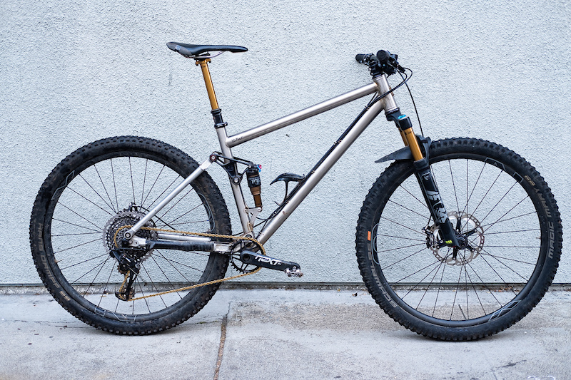 2017 Alliance Bicycles Titanium Full Suspension Mediumish For Sale