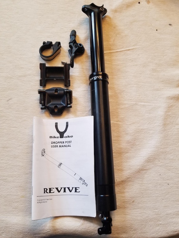 Bike Yoke Revive Dropper Seatpost Black， 34.9x185mm Drop