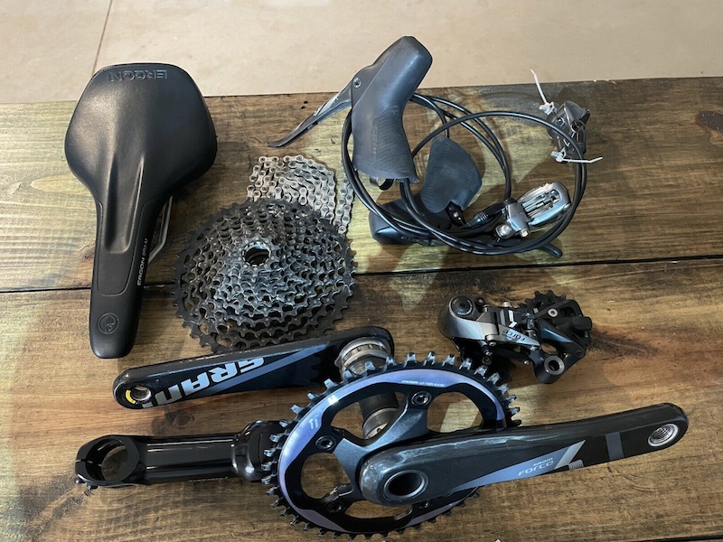 SRAM Force CX/gravel disc complete drivetrain For Sale