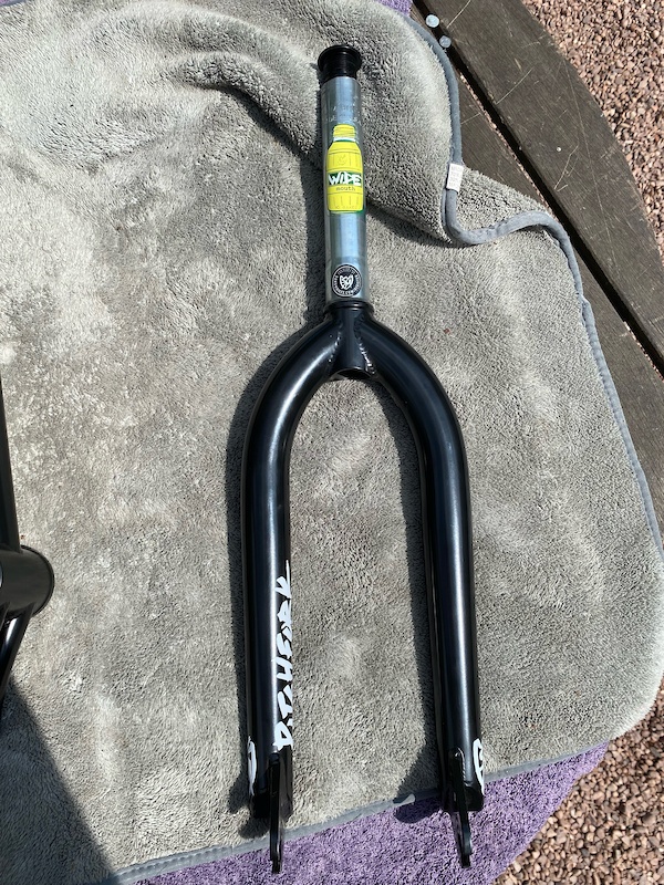 2022 s&m widemouth bmx forks,26mm offset, flat black For Sale