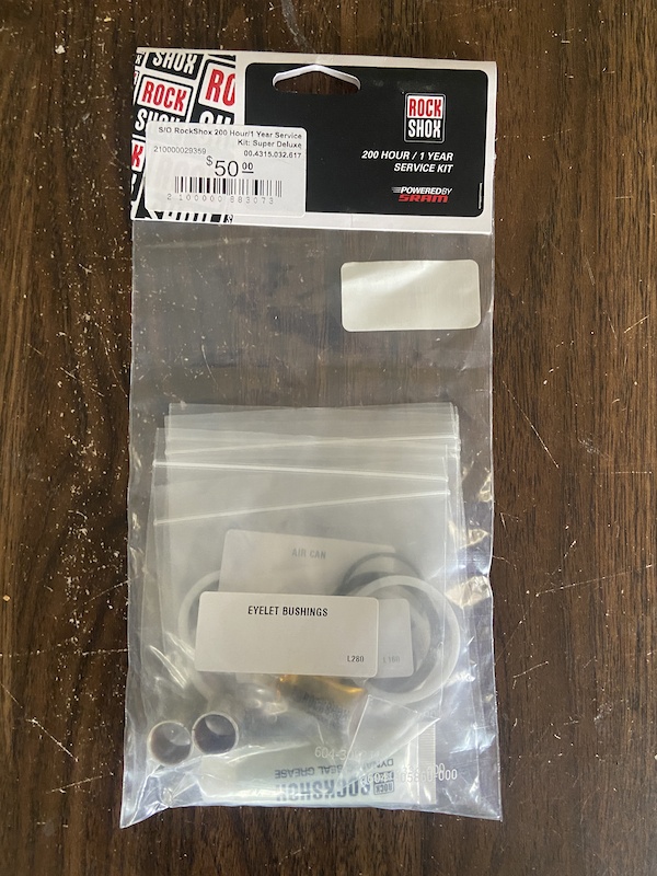 2021 Rockshox Super Deluxe 100 Service Kit For Sale