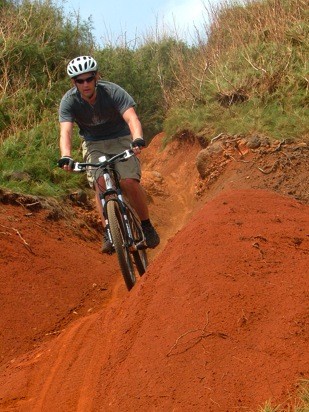 Awesome red dirt singletrack,with jumps and berms... right on the coast!