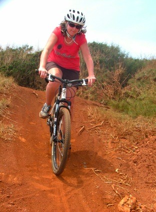Awesome red dirt singletrack,with jumps and berms... right on the coast!