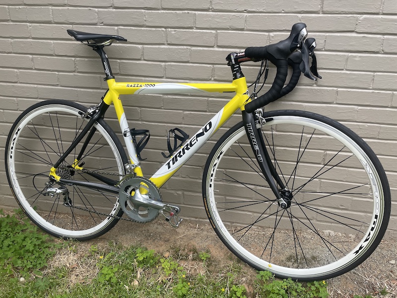 Tirreno Razza 1000 Road Bike 52cm Yellow White For Sale