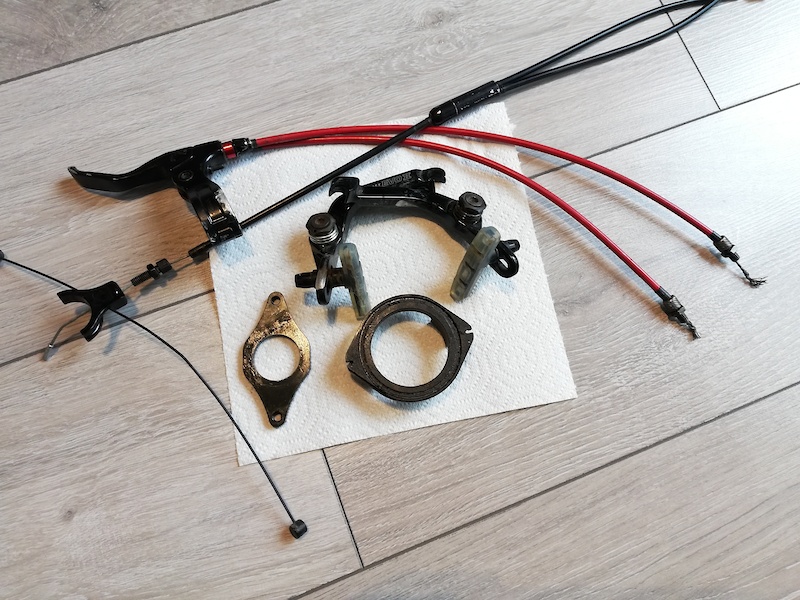 Bmx gyro brake set odyssey evo 2 shadow snafu For Sale