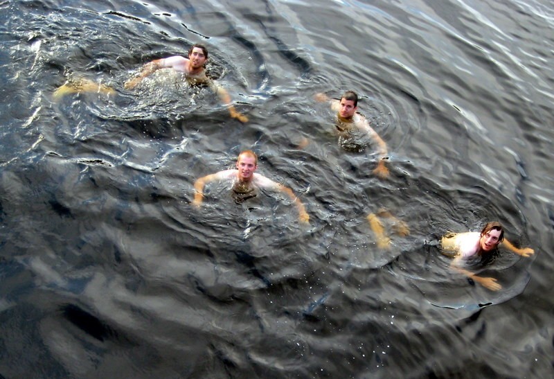 the new brunswickers in the water