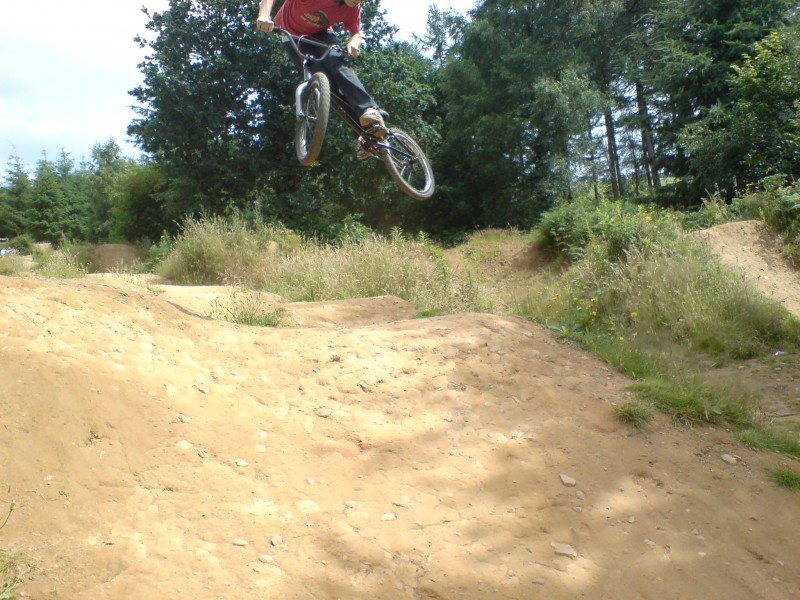 me dirt jumping at caerphilly