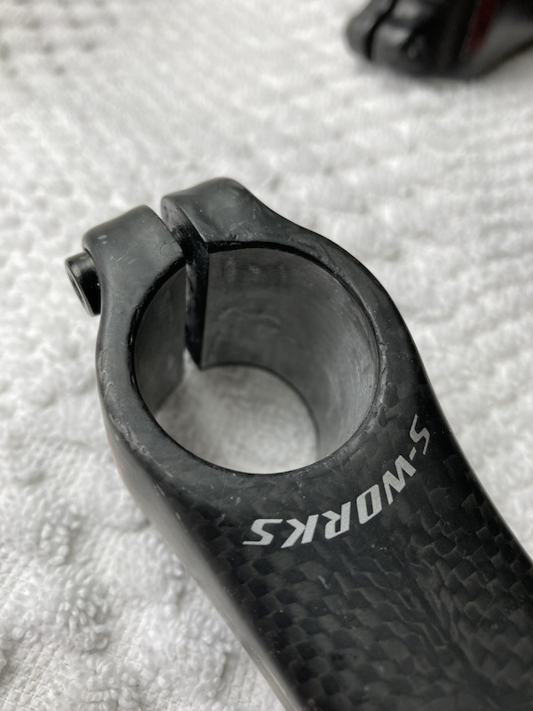 2006 Specialized S Works Carbon Stems, +/ 6 deg For Sale