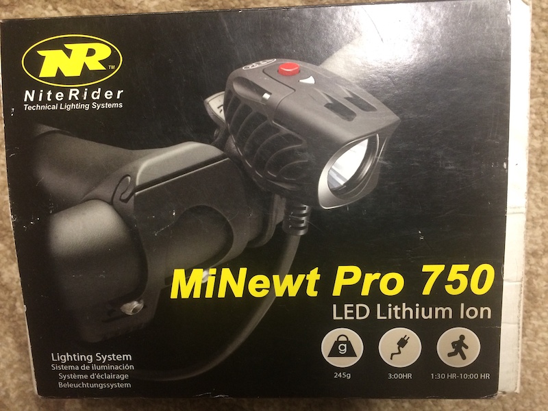 Support Casque Sans Fil NiteRider MiNewt 150/250 – Pour Lampes Lumina Et Mako, Sangle Réglable