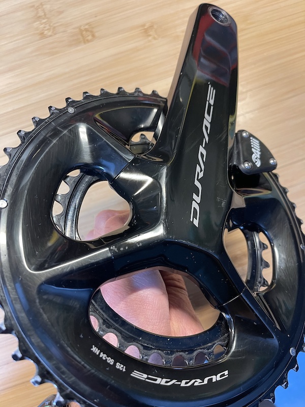 2022 Shimano Dura Ace 9200 Crank + 4iii Power Meters For Sale