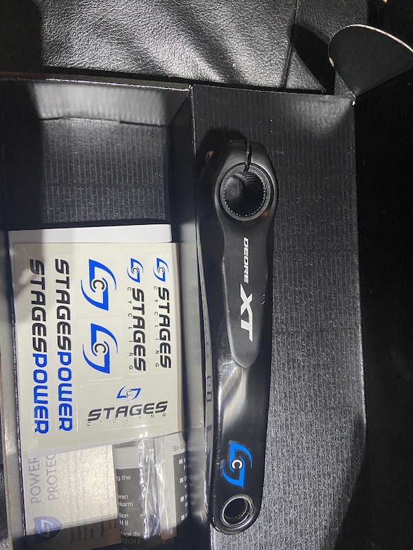 Stages Power meter left crank armShimano XT8000 175mm For Sale