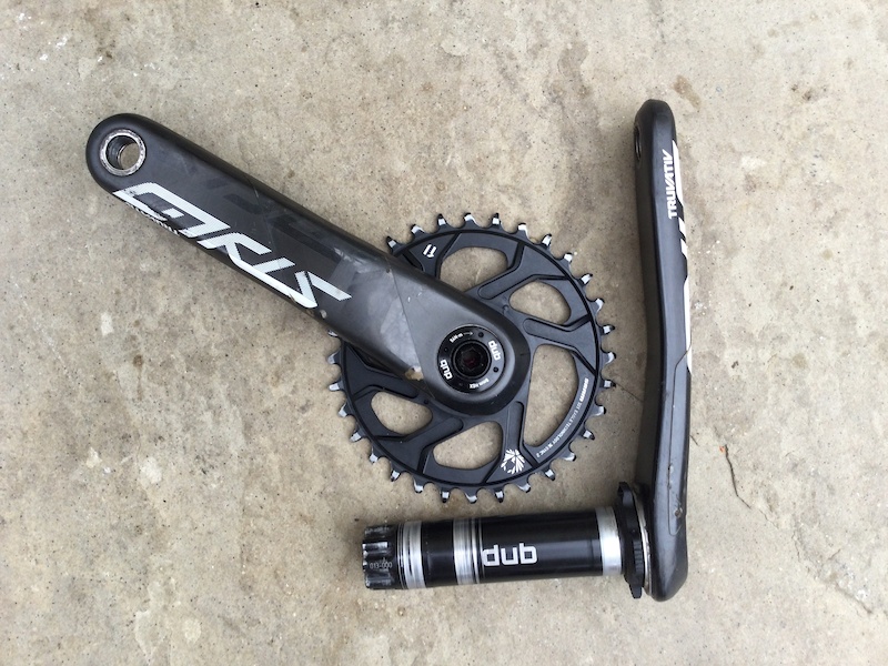 2021 Truvativ/SRAM Stylo Eagle Carbon Crankset, 32T 170mm For Sale