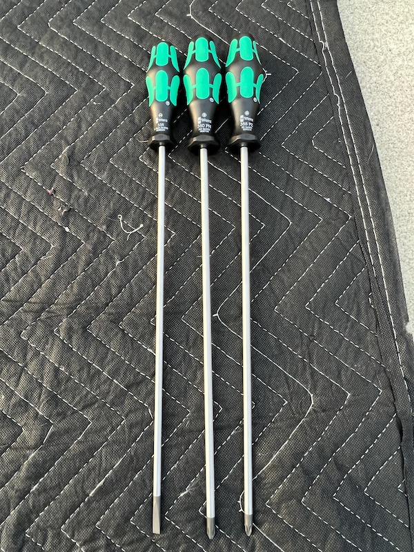 Wera 3pc Long Screwdriver Set. New. For Sale