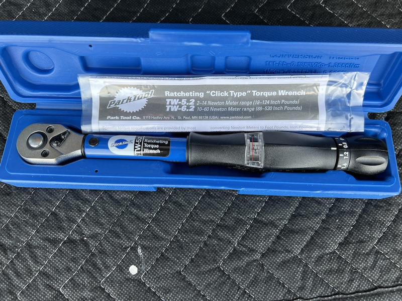 Park Tool Torque Wrench TW-5.2 for 2-14 Nm For Sale