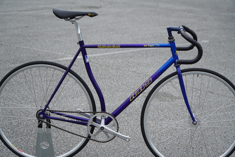 1996 KHS TRACK AERO 55cm Frameset/crankset For Sale