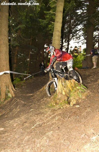 qualification run with as it turned out already twisted ankle, didn't manage in the finals / pic by dhsanta