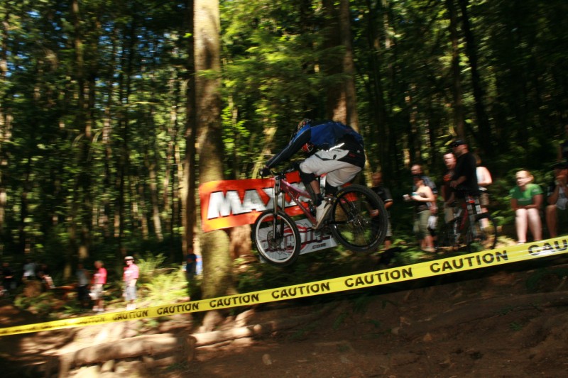 Bear Mountain Challenge 2008-on his way to first in Pro.