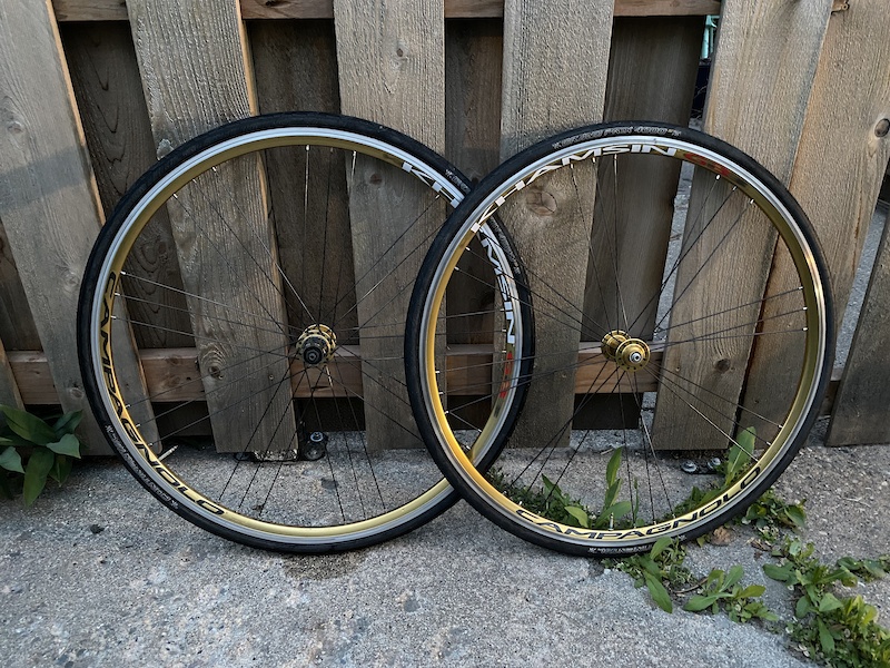 Campagnolo Khamsin G3 Gold Wheelset For Sale