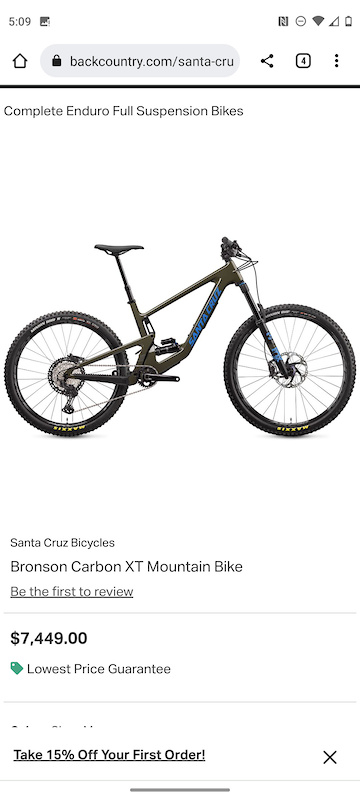 Santa cruz hot sale bronson pinkbike