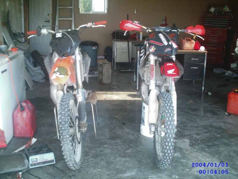 my dirtbikes cr125r ktm250sx