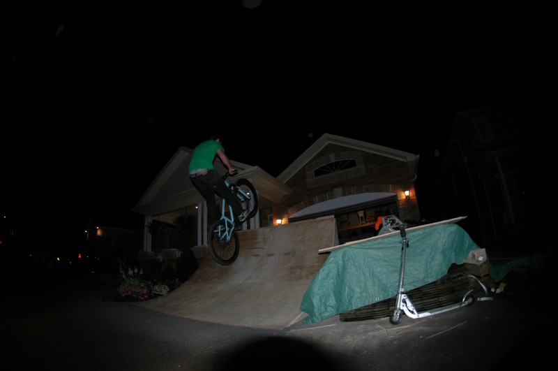 Part one of team awesomes secret wood park, built and ridden in the same night