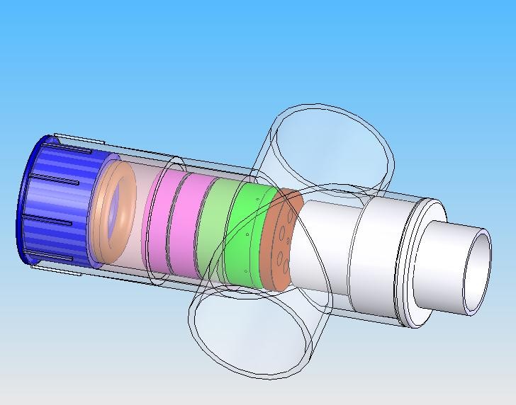 solidworks model of suspension valve test circuit