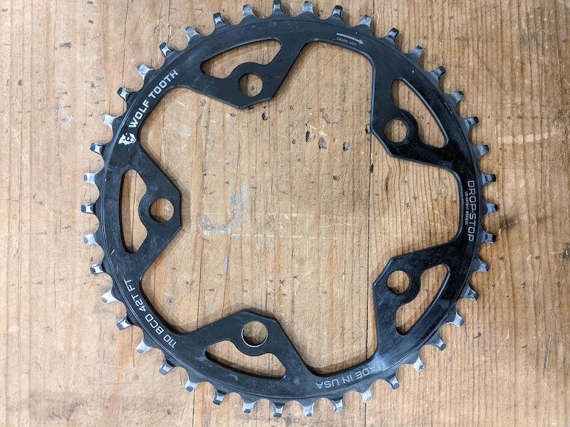 2020 Wolf Tooth 110BCD 42t narrow wide chain ring For Sale