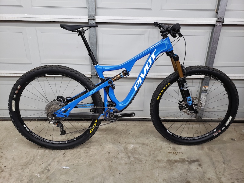 pivot used 2018 mach 429 trail xt 29er full suspension mountain bike