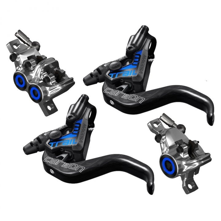 2022 Magura MT Trail SL Carbon Disc Brake Set FW RW For Sale