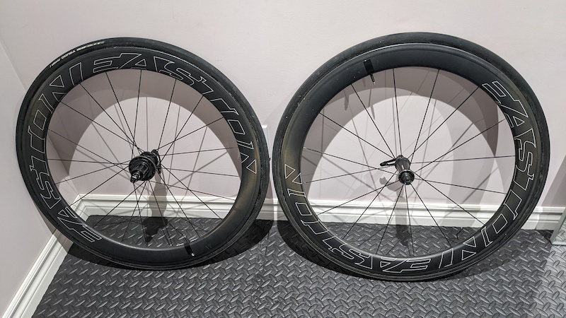 easton ec90 aero 55 clincher road wheelset