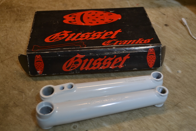 Gusset 175mm BMX White For Sale