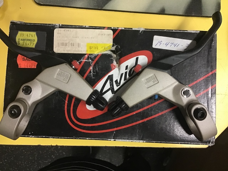 avid mechanical brake levers