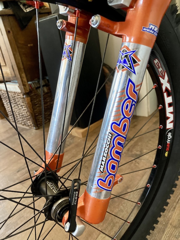 2000 MARZOCCHI MR T DUAL CROWN 130mm TRAVEL For Sale