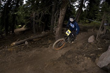 This is my practice run down boondocks for the race....Photo by: Benjamin Meester