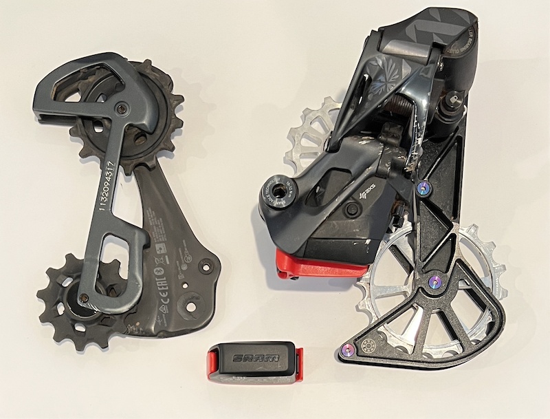 2022 SRAM XX1 AXS Eagle Derailleur w/Kogel Kolossos Cage For Sale