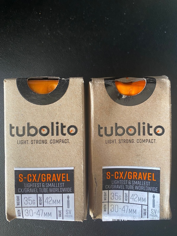 Pack De 2 Chambres à Air Tubolito S-Tubo CX/Gravel - 700x30-40 Mm, Valve Presta 42 Mm, Ultra-léger