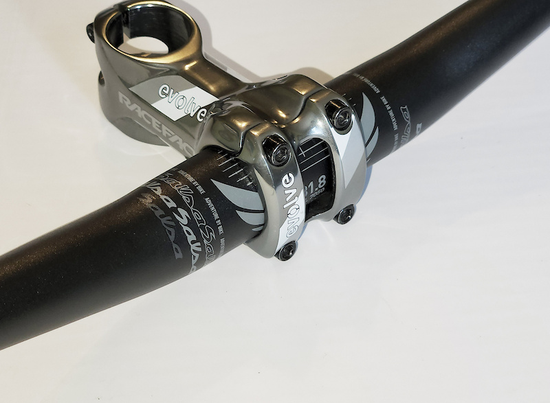 Salsa Rustler 2 Handlebar w/ Race Face Evolve Stem For Sale