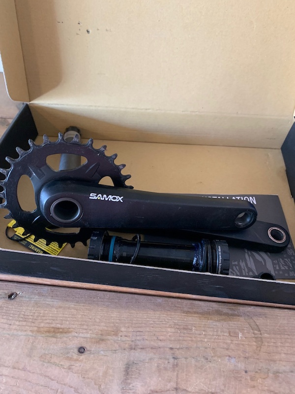 Manivelle Droite Samox Pour Fat Bike, 175mm, 2x8/9 Vitesses, 32/22T