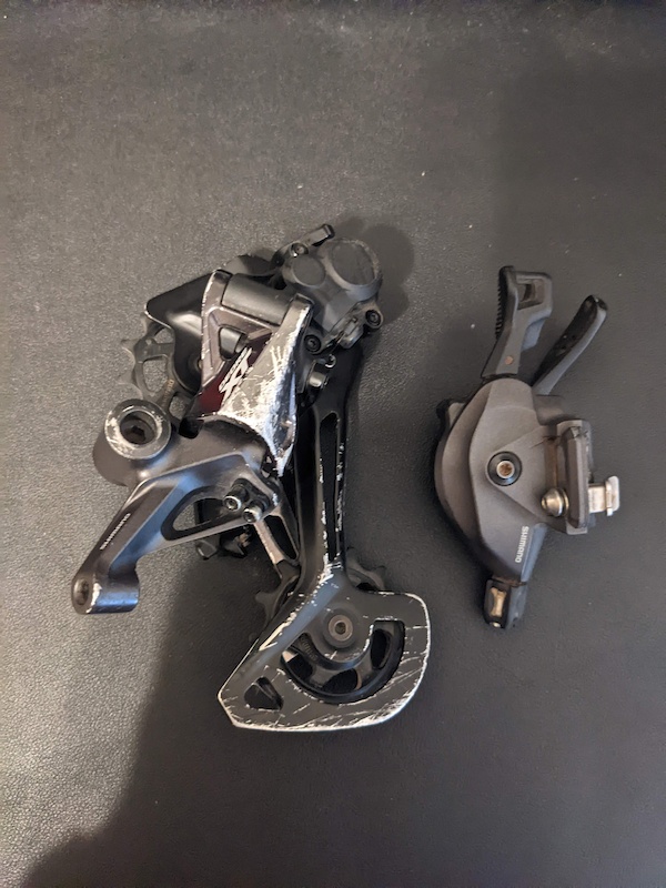 shimano xt 12 speed derailleur and shifter