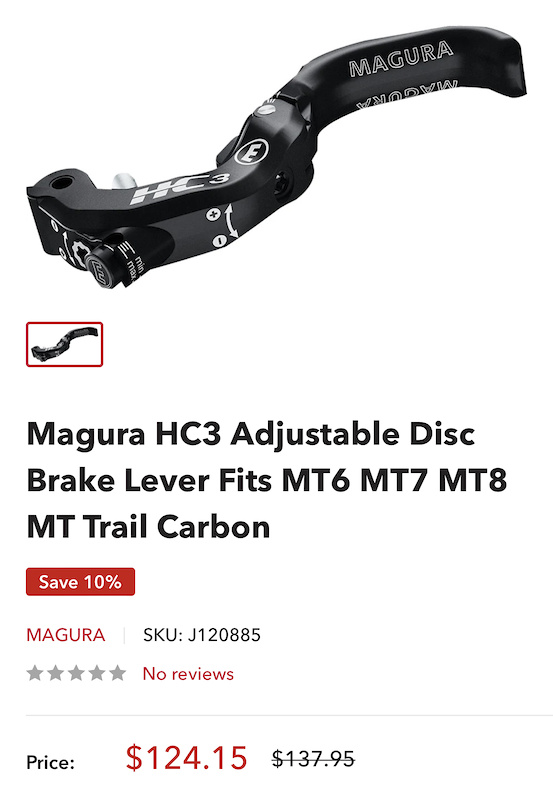 Magura HC3 Leva Freno Regolabile – Per MT6, MT7, MT8, MT Trail Carbon